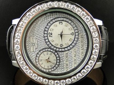 KHRONOS/JOE RODEO LARGE STONE BEZEL DIAMOND WATCH  