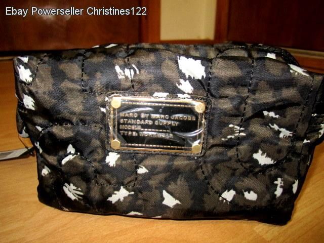 Marc by Marc Jacobs Pretty Nylon Small Cosmetic Bag NWT Black Multi 