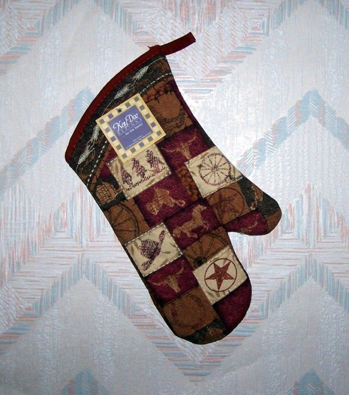 Horse Western Kay Dee Oven Mitt Go West 723886512657  