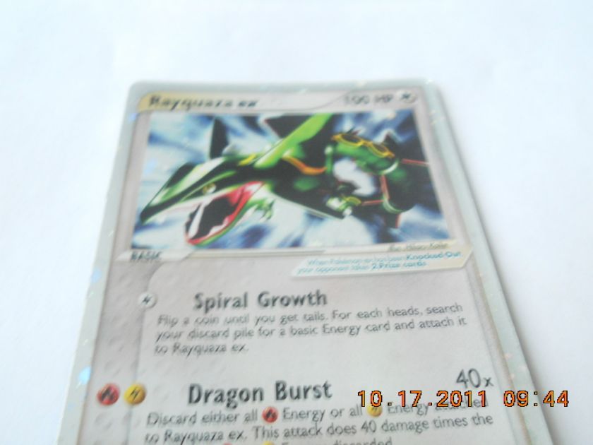 pokemon card rayquaza ex  