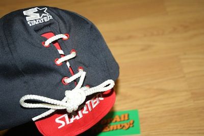 Vintage Starter logo tie back hat NWT 90s Fresh Prince  