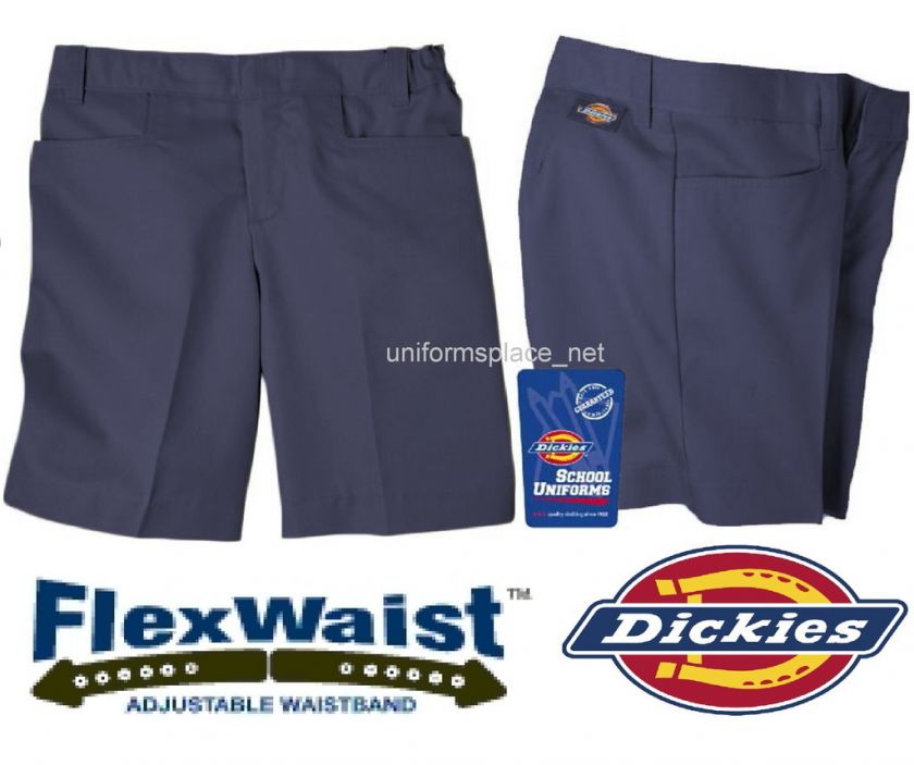 New GIRL Dickies SHORT PANT school uniform 4   16 NAVY  