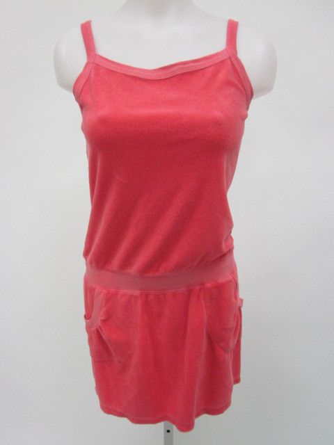 JUICY COUTURE Pink Spaghetti Straps Cover Up Dress 14  