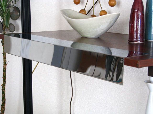 RAYMOR MID CENTURY MODERN SHELF CHROME LAMP EAMES ERA  