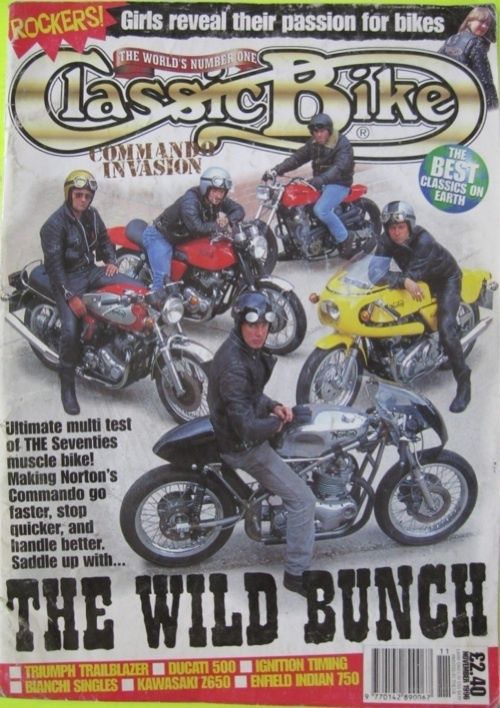   Bike Mag 1996, Kawasaki Z650,Enfield Indian,Ducati GTL,Norton,Triumph