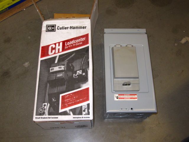   for one cutler hammer ch2l40rp 40a main lugs load center 120 240v nib