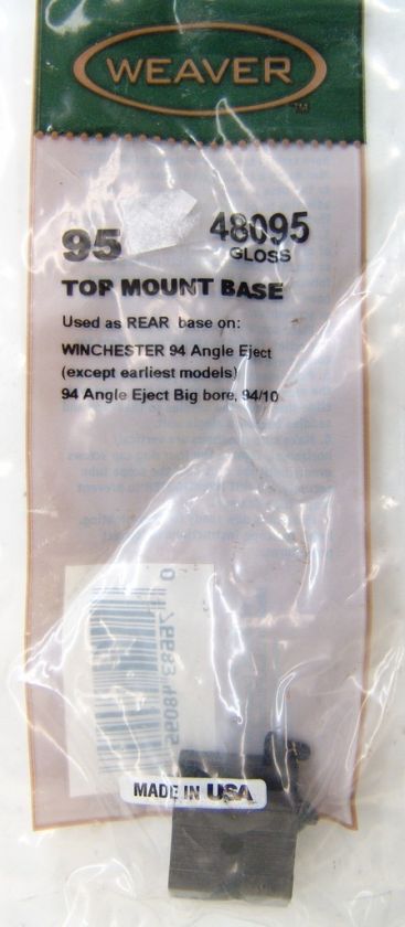 Weaver Winchester 94 Angle Eject Scope Mount #95  