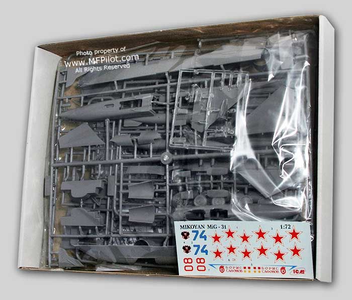 MiG 31 FOXHOUND   1/72 ICM 108 Pc Kit #72151 NEW  