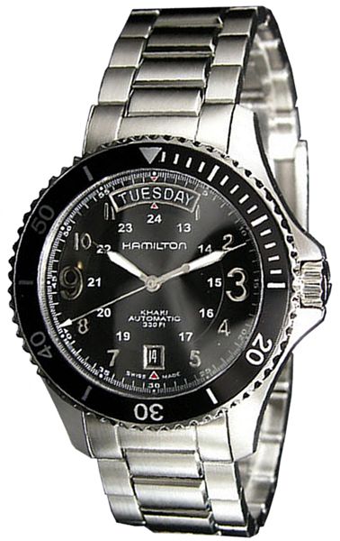   manufacturer box manual black dial black bezel day date calendar self