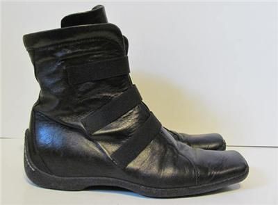 Jean Claude Monderer Sleek Leather Boot Women Sz 37=6  