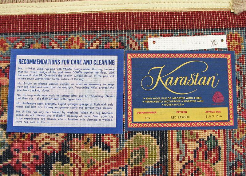   Antique KARASTAN SAROUGH #785 Wool Oriental Rug 9x11 rr1263  