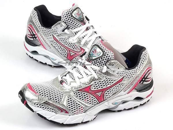 Mizuno Wave Rider 14 (W) White Womens Running Shoes  