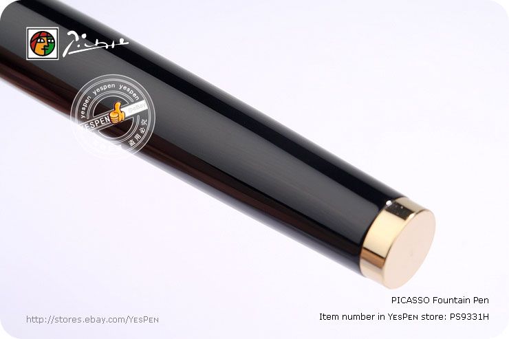 Picasso Fountain Pen PS 933 Avignon Black Lacquered NEW  