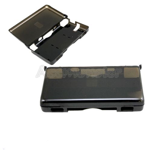 BLACK Crystal Hard CASE Cover for Nintendo DS Lite DSL  