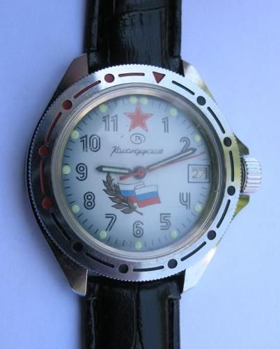 VOSTOK KOMANDIRSKIE MENS WRIST WATCH RUSSIA 1990s  