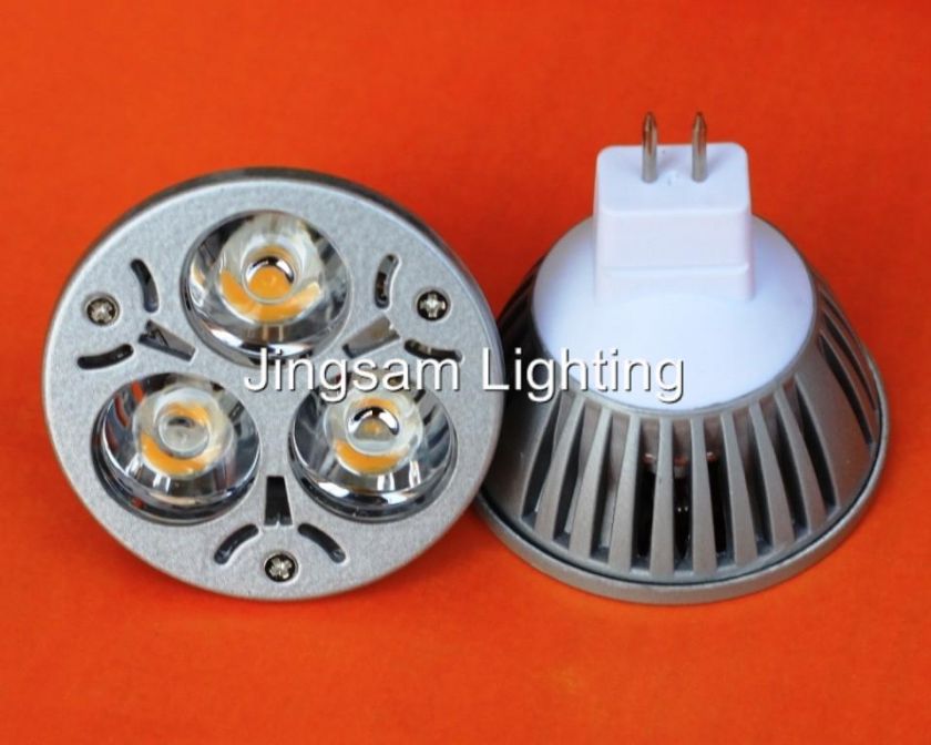 MR16 GU5.3 3*1W LED Spot Light Ceiling Down Light 12V3W  