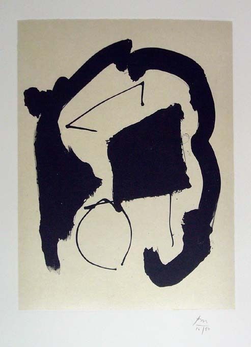 Robert Motherwell OCTAVIO PAZ S/N #12  