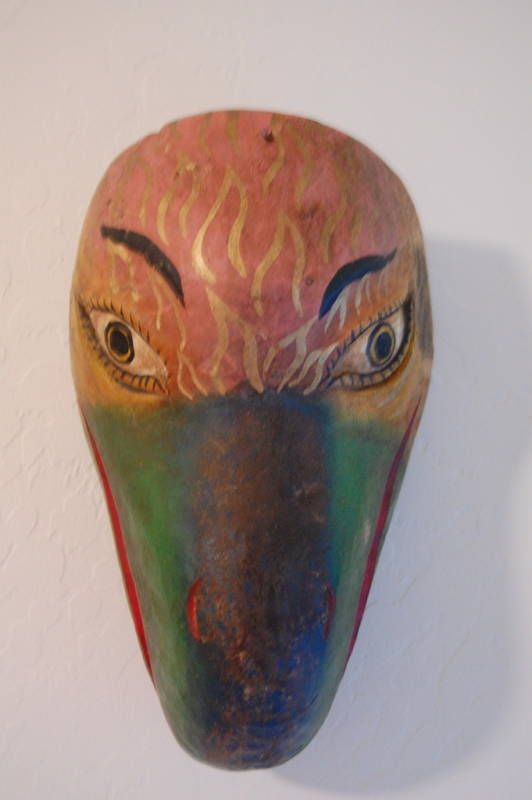 THE EAGLE MEXICAN DANCE MASK, MICHOACAN, MEXICO  