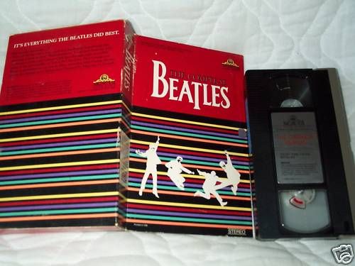 THE COMPLEAT BEATLES VHS OOP BIG BOX DOCUMENTARY  