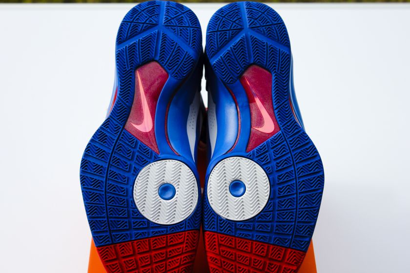 New Nike Hyperdunk 2010 MS Franc Basketball Shoes Blue Gray Red Kobe 