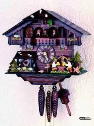 day   cuckoo clock by Hekas   beer drinkers   11 3/4  