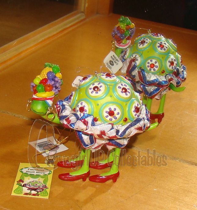 13927   TUTI FRUITY Turtle (Fabulous Shell Show) Ornament  