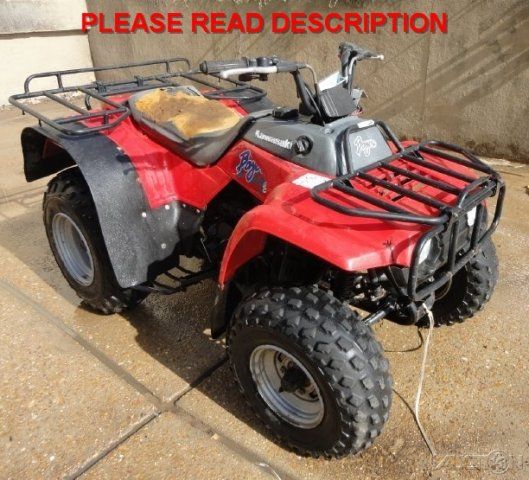 Kawasaki Bayou 220 Four Wheeler 2X4 ATV Parts Utility Quad  