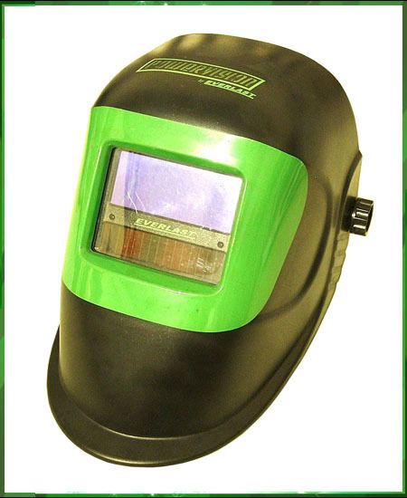 Everlast Defender auto darkening welding helmet hood  