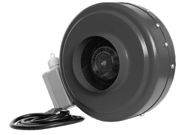 Inch Hydroponic Inline Duct Fan Exhaust Vent Blower  