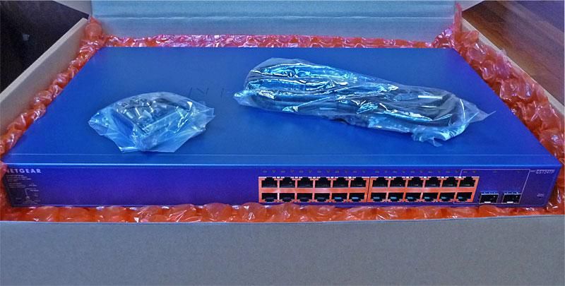   PROSAFE GS724TP 24 PORT 10/100/1000 SMART POE RACKMOUNT SWITCH HUB