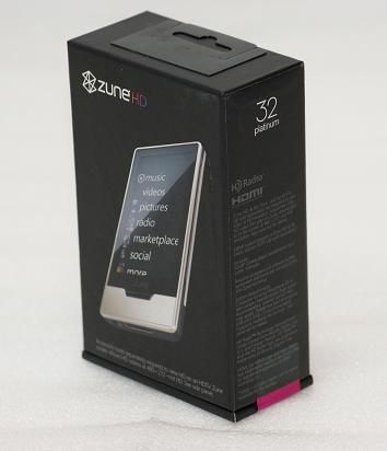 ZUNE 1402 HD 32GB Wireless Media Player Platinum Sealed  