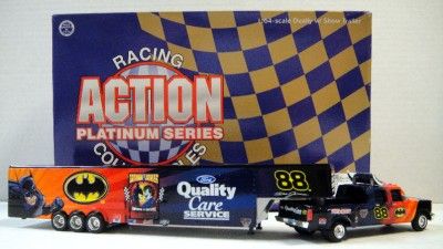   64 SCALE FORD BATMAN DUALLY SHOW TRAILER ACTION PLATINUM SERIES  