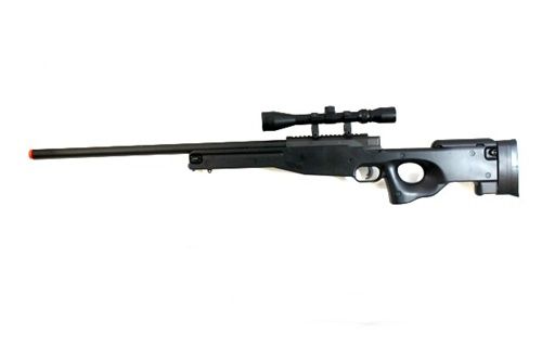 520 FPS WellFire L96 AWP Airsoft Sniper Rifle and Scope Package  