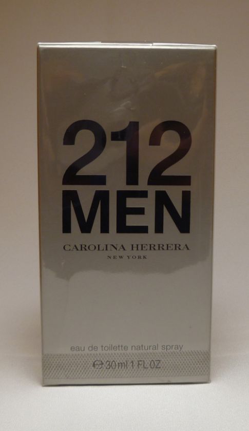Carolina Herrera 212 1oz Mens Eau de Toilette Spray (Brand New In Box 