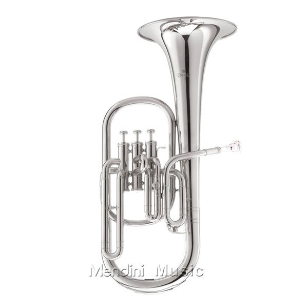 NEW CECILIO 2 Series Nickel Plated Eb ALTO HORN+TUNER  