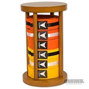 Karate Round Belt Display Rack Martial Arts Equipment  