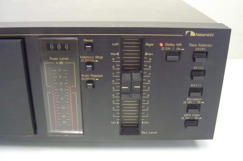 Nakamich BX 100 2 Head CASSETTE TAPE DECK   Works   