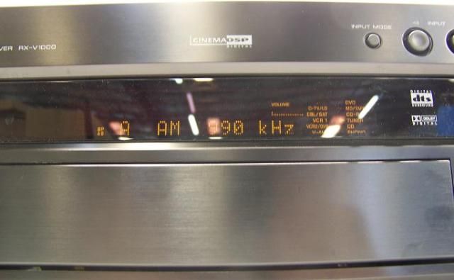 YAMAHA NATURAL SOUND AV RECEIVER RX V1000  