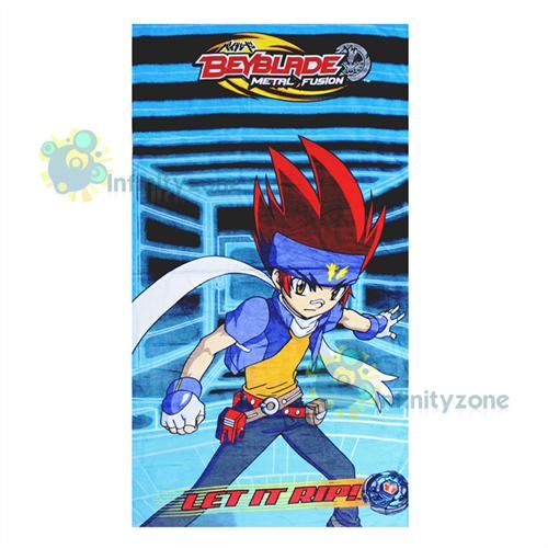 NEW Beyblade Metal Fusion Beach Bath 100% Cotton Towel 60x30  