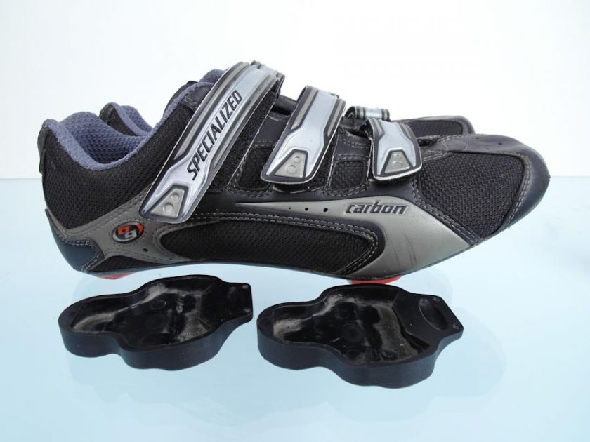   Carbon Road Bike Shoes w/ Look Cleats & Covers Mens 13 EU 46  