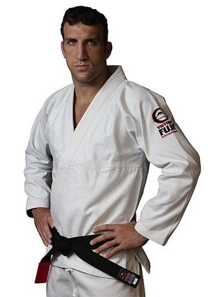 Fuji Single Weave Jiu Jitsu Gi White   Size A4