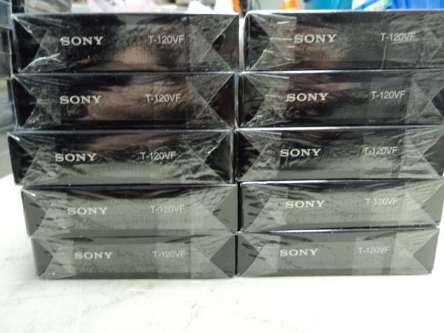 NEW 10X SONY T 120VF 6 HOUR BLANK VHS TAPES T 120  