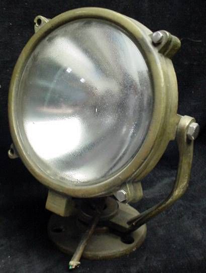 Brass Marine Searchlight Spotlight Nautical Ships Light Steampunk 