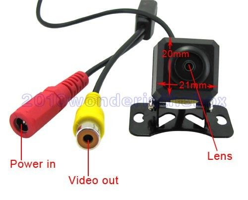 Weatherproof Cmos Car/Home Security Video Color Camera  