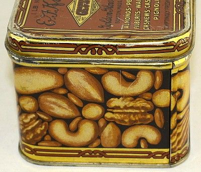 1926 E.F. Kemp Salted Mixed Nuts Tin  