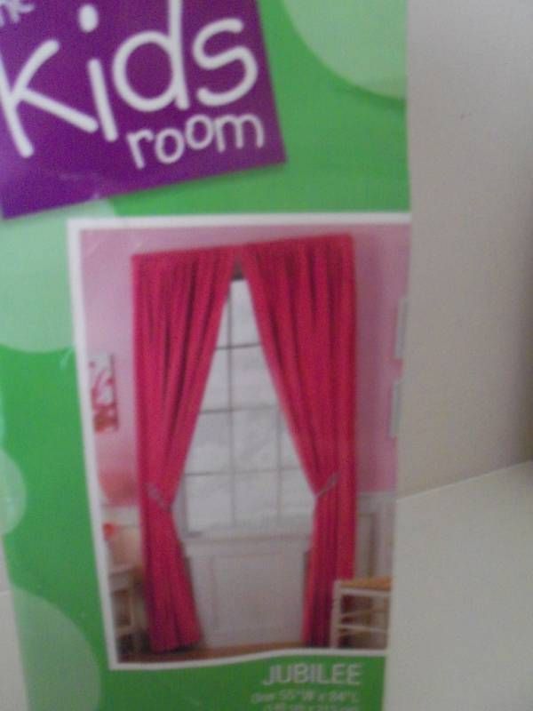 KIDS ROOM JUBILEE CURTAIN PANEL WINDOW TREATMENT ROSE  