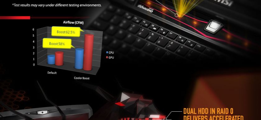 msi g series notebook chassis for serious gamers who demand extreme 