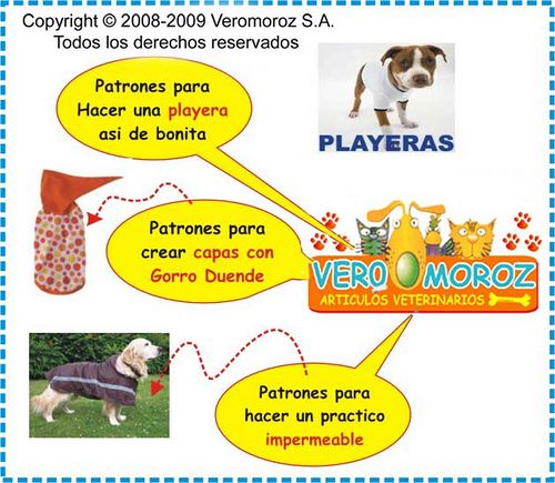 12 PATRONES IMPRIMIBLES que incluyen patrones de playera, capa con 