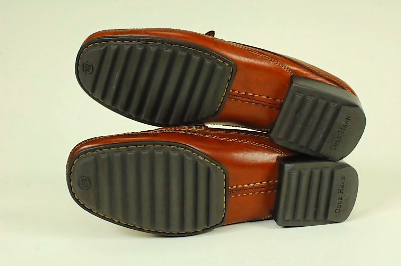 EUC Cole Hann Leather Slides / Oxford Shoes Womens 7.5  