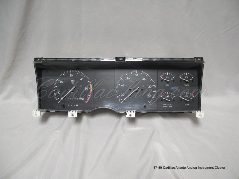 1989 89 ALLANTE FACTORY ORIGINAL ANALOG SPEEDO CLUSTER  